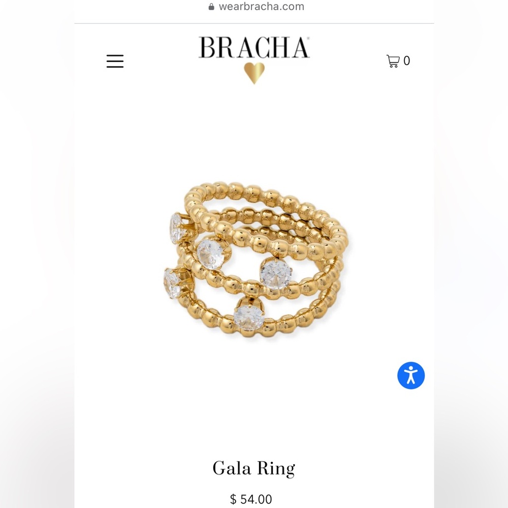 Bracha Gala Gold Ring - Picture 3 of 4